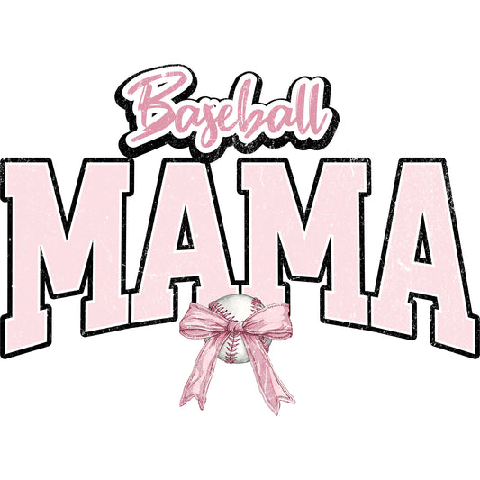 Baseball Mama Pink - DTF Transfer