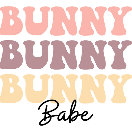 Bunny Babe Blush - DTF Transfer