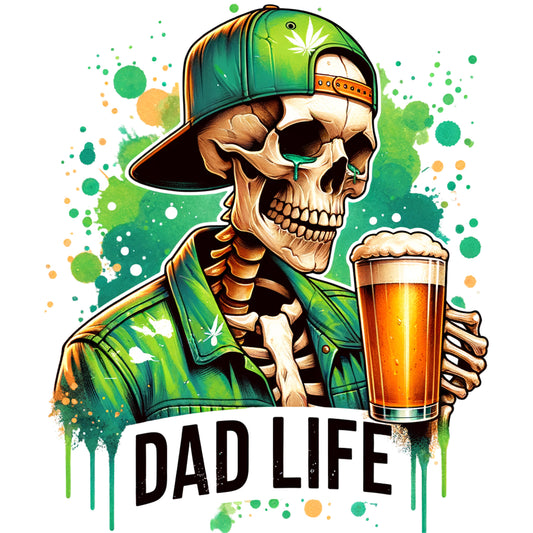 Dad Life Green - DTF Transfer