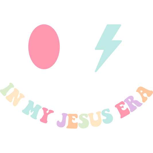 In My Jesus Era Smile Colorful - DTF Transfer