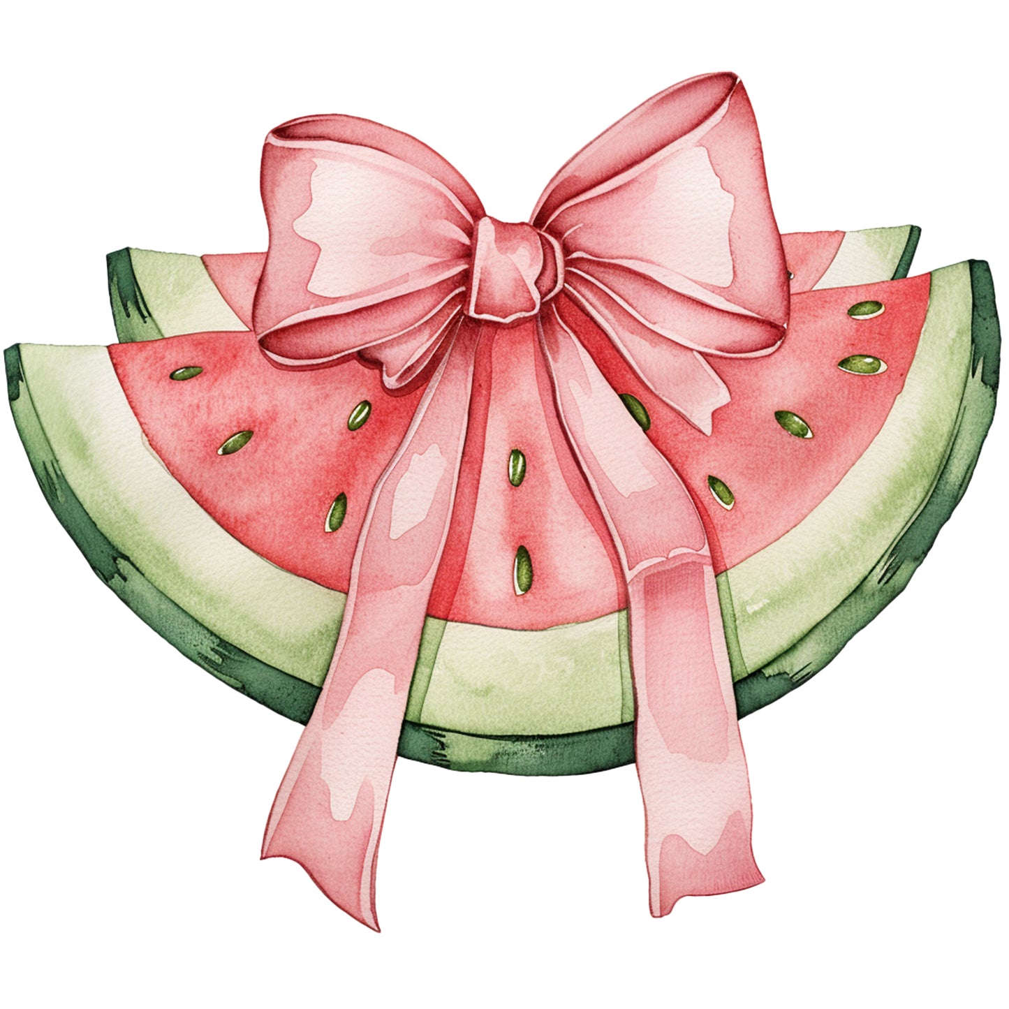 Watermelon Bow - DTF Transfer