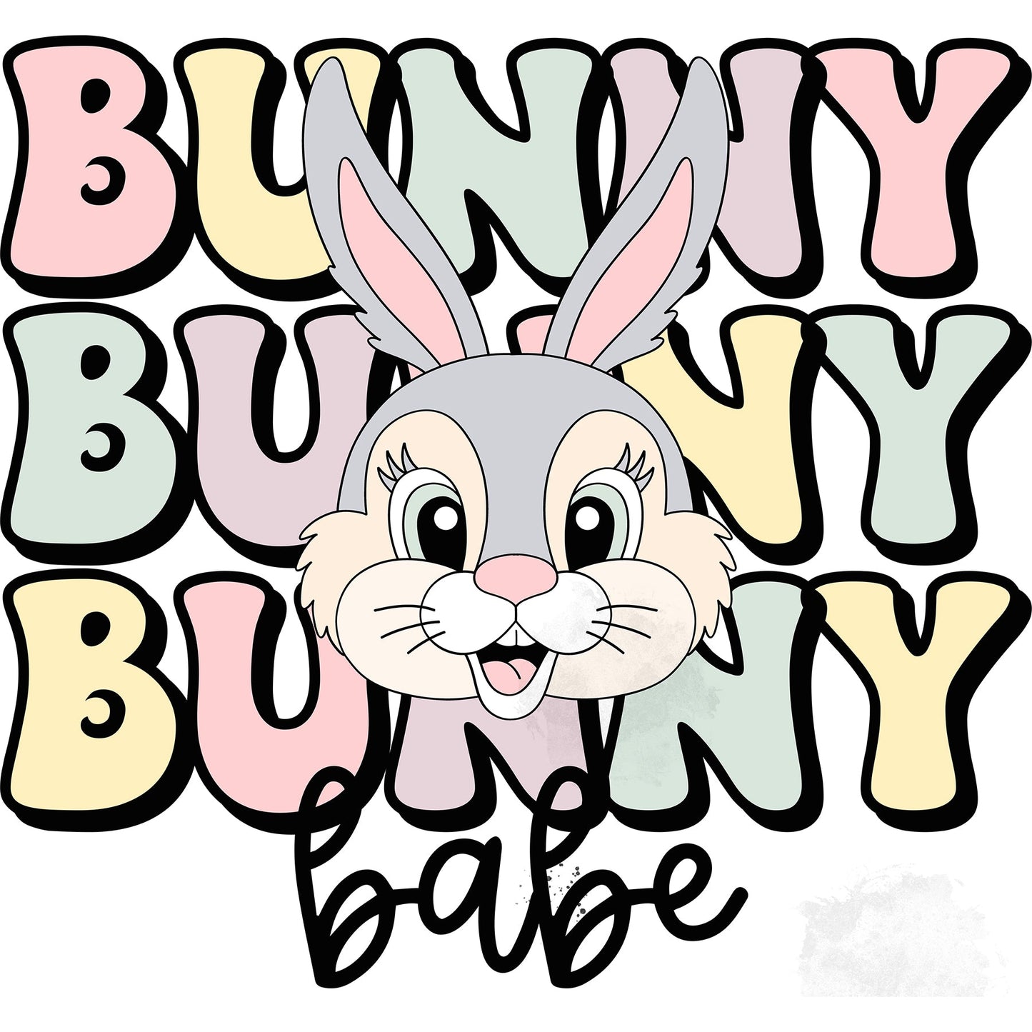 Bunny Babe Bunny - DTF Transfer - SnappyDTF.com